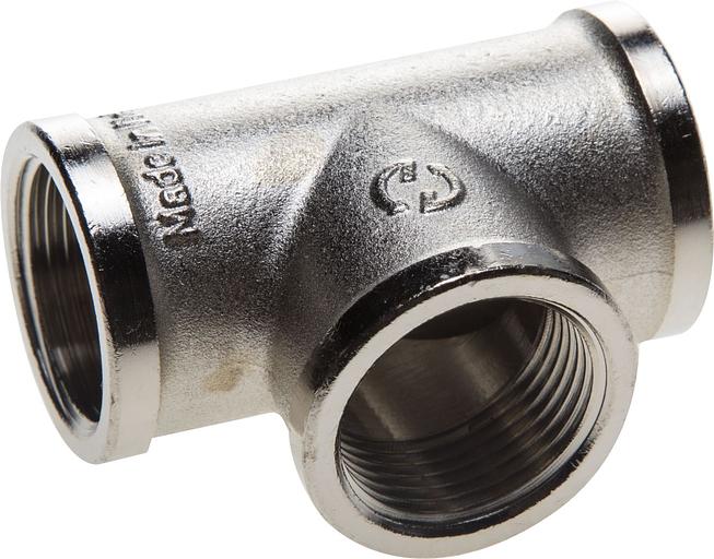GENERAL FITTINGS внутренняя резьба 3/4″, никель, тройник (51052-3/4) фото 1