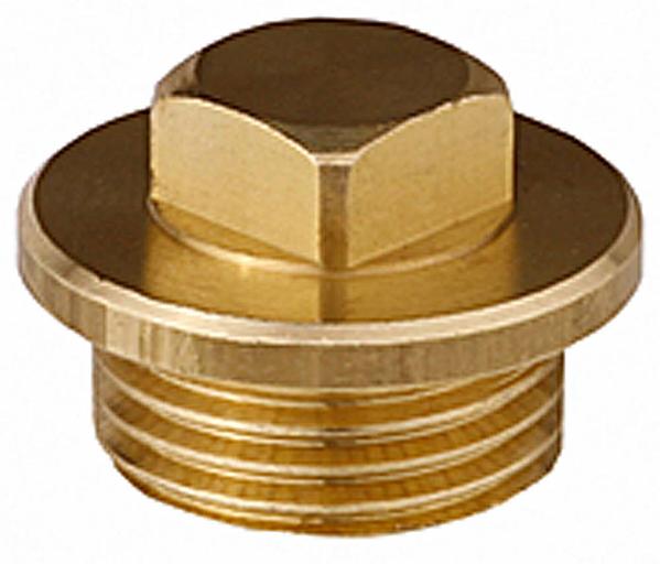 GENERAL FITTINGS 3/4″, с прижимной шайбой, никель, заглушка (51099-3/4) фото 1