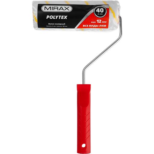 MIRAX POLYTEX, 40 х 180 мм, бюгель 6 мм, ворс 12 мм, полиакрил/полиэстер, все виды ЛКМ, малярный валик (03716-18) фото 3