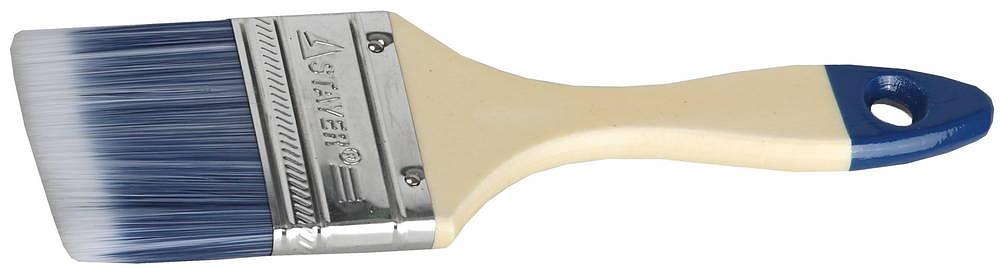 STAYER AQUA, 63 мм, 2.5″, искусственная щетина, деревянная ручка, для воднодисперсионных и акриловых ЛКМ, плоская кисть (01032-063) фото 1