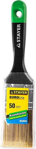 STAYER KANEKARON-EURO, 50 мм, 2″, искусственная щетина, деревянная ручка, для высокотекучих ЛКМ, плоская кисть (0106-050) фото 3