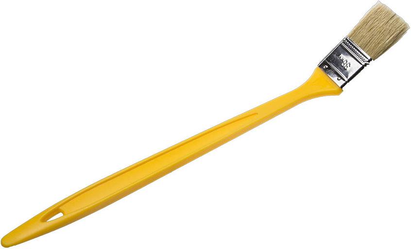 STAYER UNIVERSAL, 38 мм, 1,5″, щетина светлая натуральная, пластмассовая ручка, все виды ЛКМ, радиаторная кисть (0110-38) фото 1