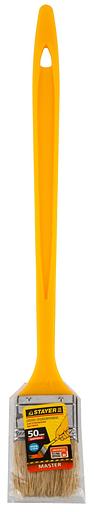 STAYER UNIVERSAL, 50 мм, 2″, щетина светлая натуральная, пластмассовая ручка, все виды ЛКМ, радиаторная кисть (0110-50) фото 3