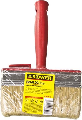 STAYER UNIVERSAL, 3 х 12 см, светлая щетина, пластмассовый корпус, все виды ЛКМ, макловица (01824-12) фото 3