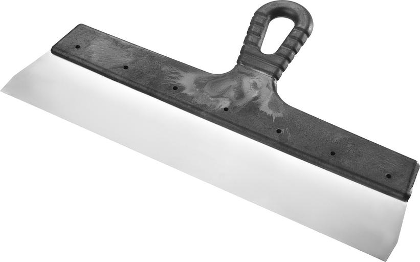 СИБИН 350 мм, пластиковая ручка, нержавеющий фасадный шпатель (10079-350) фото 1