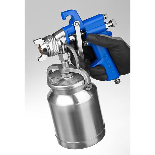 ЗУБР PRO 350N, 1.8 мм, пневматический краскопульт с нижним бачком, Профессионал (06451-1.8) фото 7