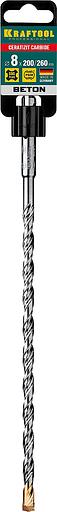 KRAFTOOL Ceratizit Carbide, 8 х 260 мм, SDS-plus бур (29320-260-08) фото 5