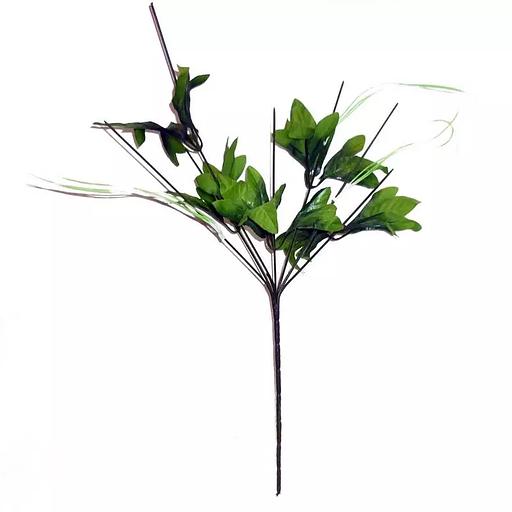 Подбукетник 7 голов 7 тройных листов и 3 осоки 47см 005-008/021 фото 1