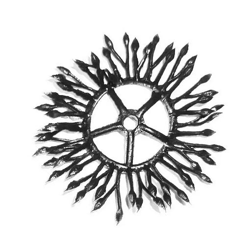 Добавка реснички чёрные большие 4,5см (2760 шт/кг) Н218 фото 3