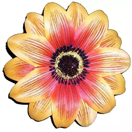 Головка ромашка бархат 14см 074-051-050-011 1/35 фото 1