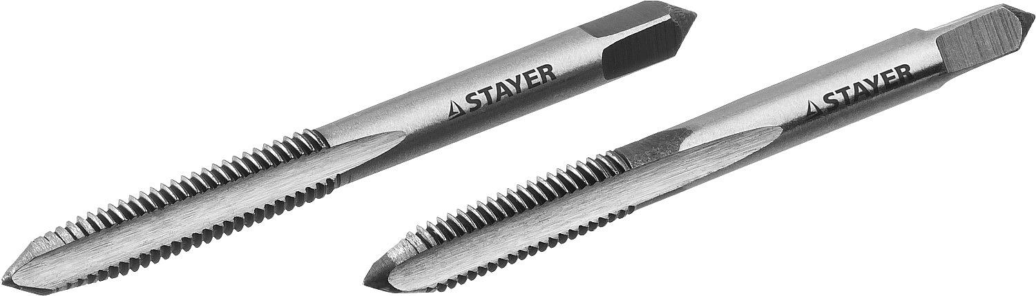 STAYER M5 х 0.8, 2 шт, комплект метчиков (28025-05-0.8-H2) фото 2