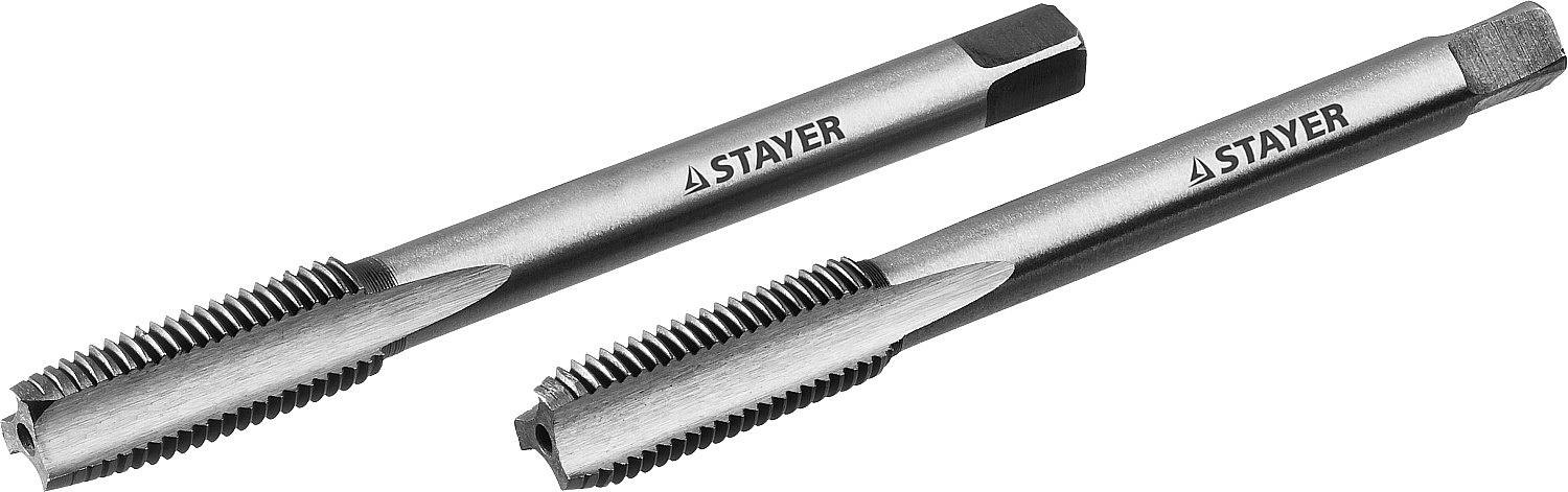 STAYER M8 х 1.0, 2 шт, комплект метчиков (28025-08-1.0-H2) фото 2