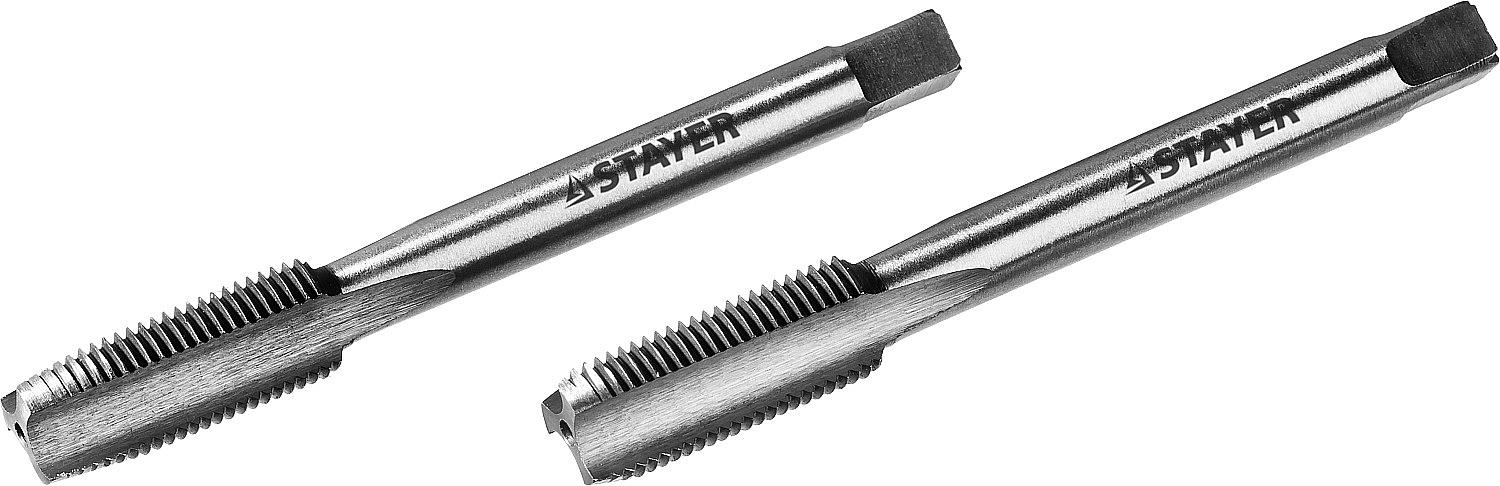 STAYER M10 х 1.0 2 шт, комплект метчиков (28025-10-1.0-H2) фото 2