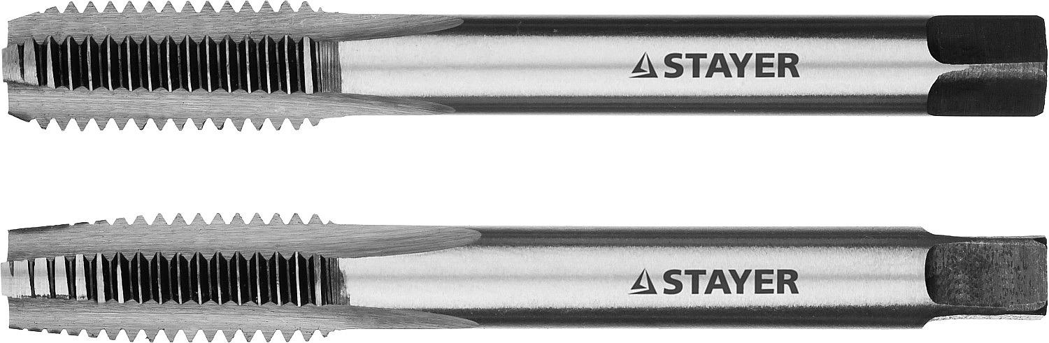 STAYER M10 х 1.5, 2 шт, комплект метчиков (28025-10-1.5-H2) фото 1