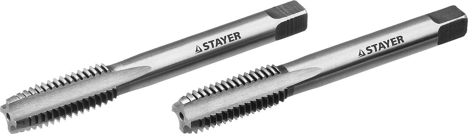 STAYER M12 х 1.5, 2 шт, комплект метчиков (28025-12-1.5-H2) фото 2