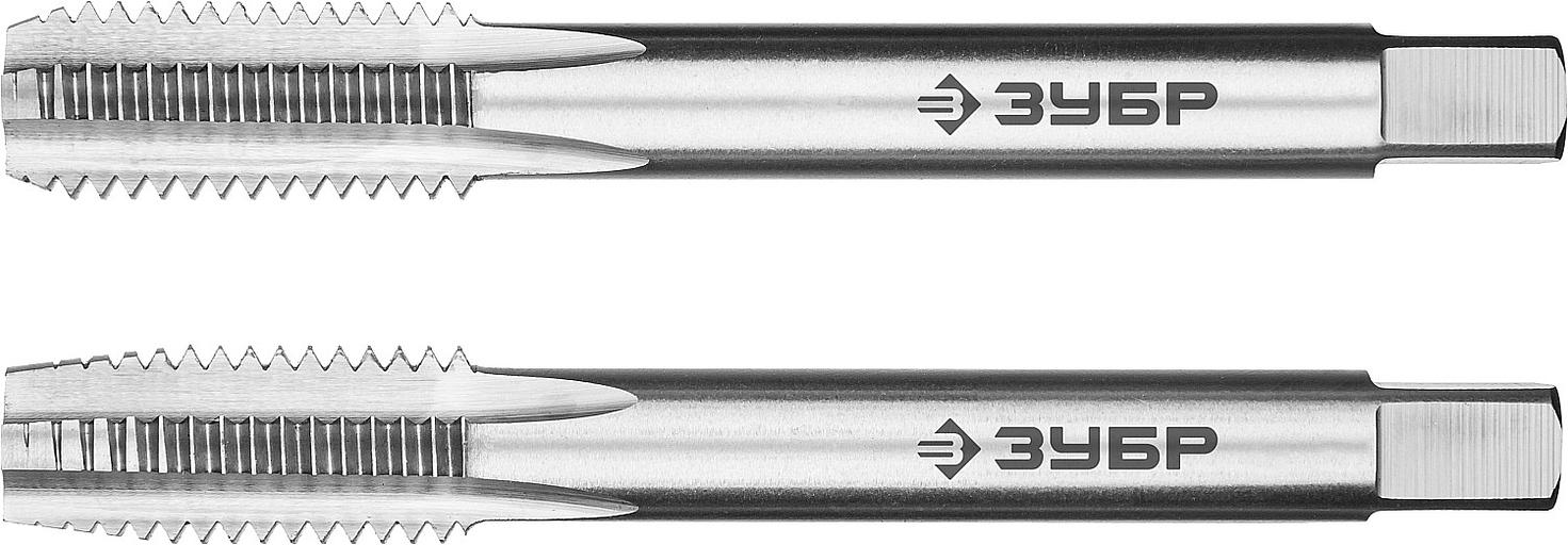 ЗУБР М10 x 1.5 мм, сталь Р6М5, комплект машинно-ручных метчиков, Профессионал (4-28007-10-1.5-H2) фото 1