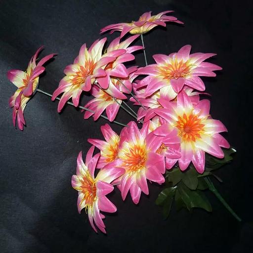 Букет с георгинами 13 голов 80см 006-9088 фото 1