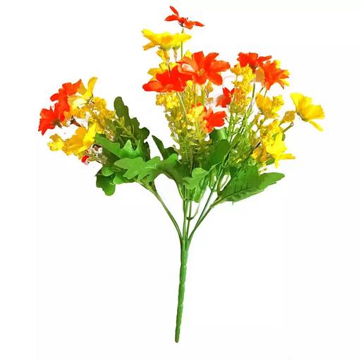 Букет ромашек полевых (7 веток - 20-25 цветков) 911-011 31см фото 6