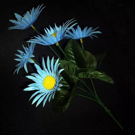 Букет астры 5 голов 30см 079-9201 фото 1