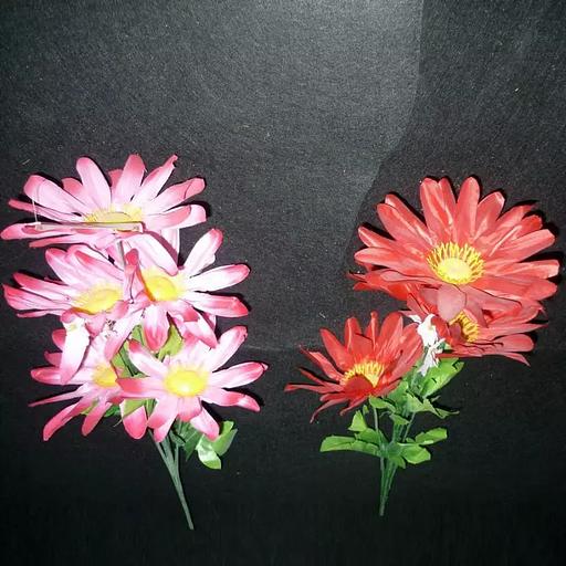 Букет искусственных георгинов 5 голов 9229 50см фото 1