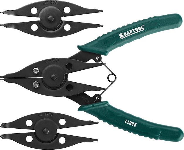 KRAFTOOL Universal 6-in-1, внешний/внутренний, съемник стопорных колец (22811) фото 1
