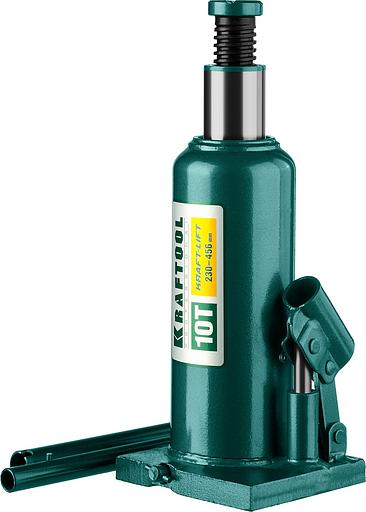 KRAFTOOL KRAFT-LIFT, 10 т, 230 - 460 мм, бутылочный гидравлический домкрат (43462-10) фото 1