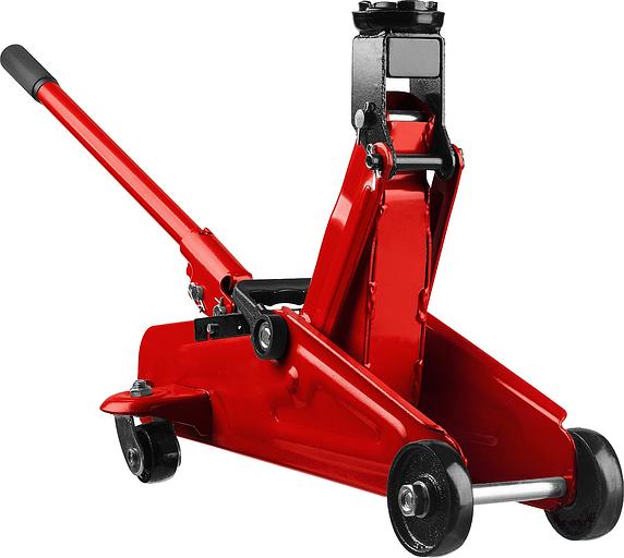 STAYER R-22 RED FORCE, 2 т, 125 - 320 мм, подкатной домкрат для легковых а/м, Professional (43152-2) фото 4