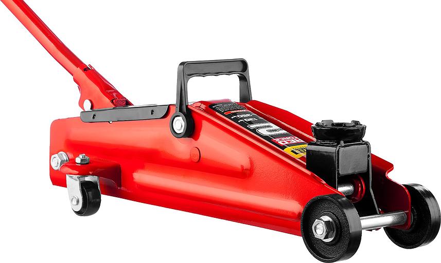 STAYER R-28 RED FORCE, в кейсе, 2 т, 130 - 350 мм, подкатной домкрат для легковых а/м, Professional (43153-2-K) фото 5