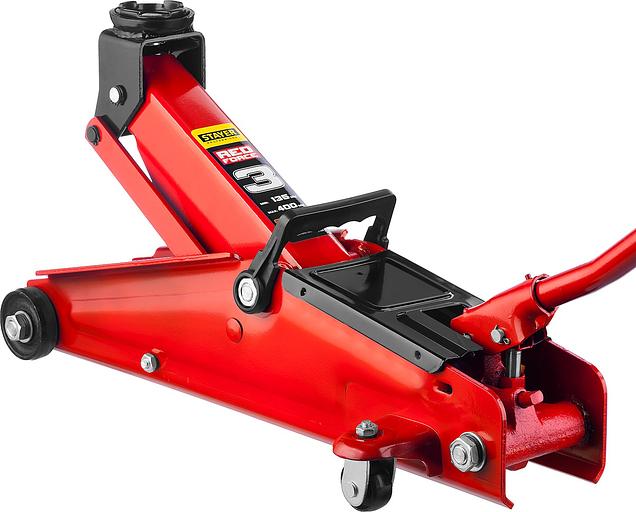 STAYER R-33 RED FORCE, 3 т, 135 - 400 мм, подкатной домкрат с увеличенным подъемом, Professional (43154-3) фото 1