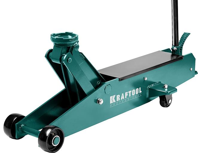 KRAFTOOL HIGH-LIFT, 10 т, 160 - 560 мм, для тяжелой техники, подкатной домкрат (43455-10) фото 7