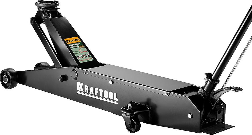 KRAFTOOL 5 т, 150 - 560 мм, для тяжелой техники, подкатной домкрат (43455-5) фото 2
