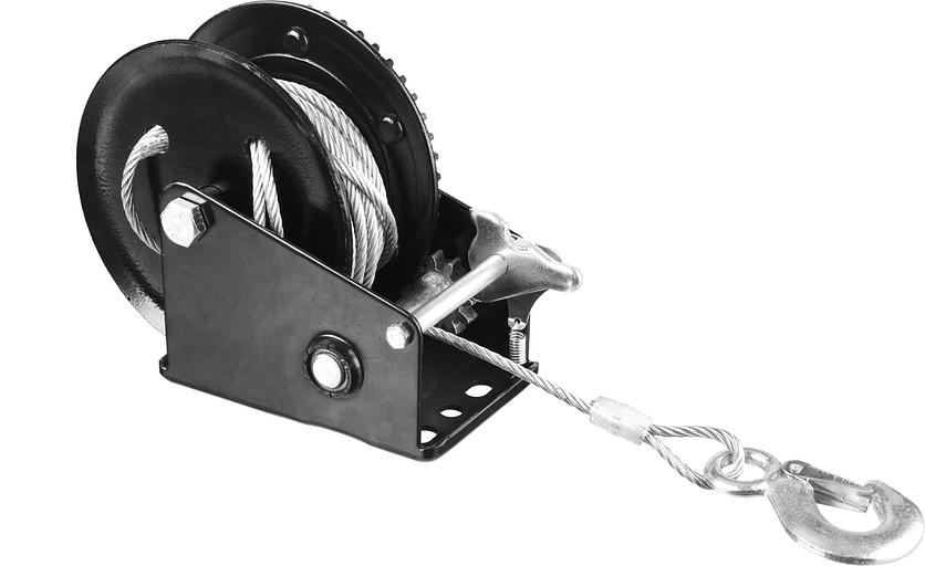 STAYER MAXPull, 0.9 т, 8 м, ручная барабанная тросовая лебедка (43112-0.9) фото 2