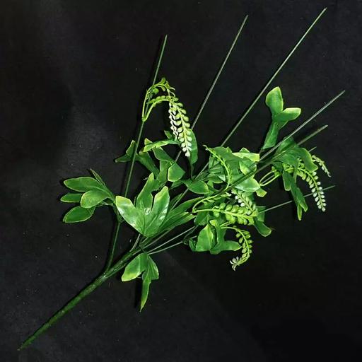 Подбукетник 7 голов и 7 двухцветных листов 4 добавки 57см 160-025/093 фото 1