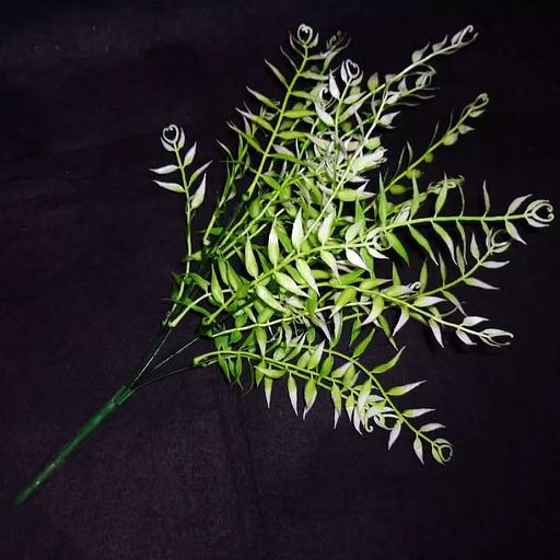 Букет 25 веток зелени бело-зелёные листики 163-103 39см фото 1