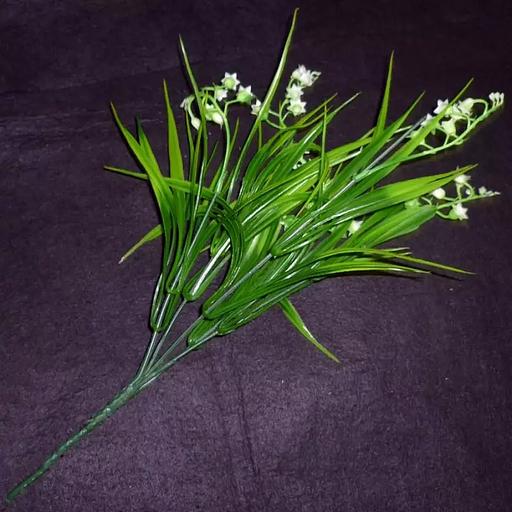 Букет 15 веток ландыша и 10 зелени 163-080-088 36см фото 1