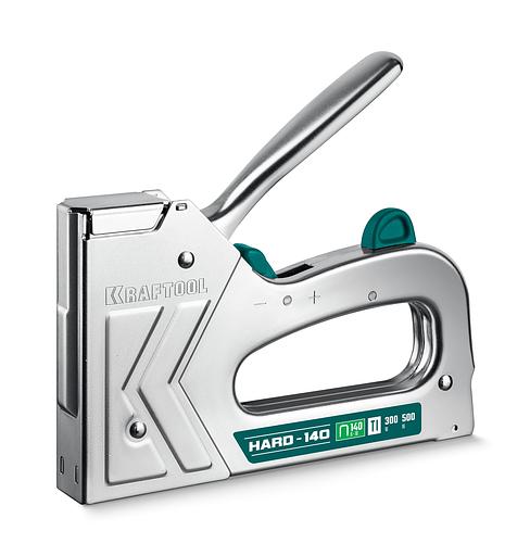 KRAFTOOL EXTREM 140, тип 140 (G/11/57) 20GA (6 - 16 мм)/300/500, стальной рессорный степлер (3185) фото 1