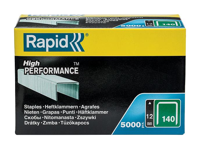 RAPID широкие, тип 140, 12 мм, 5000 шт, супертвердые профессиональные скобы (11912311) фото 2