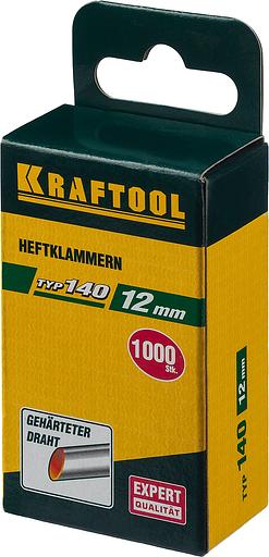 KRAFTOOL скобы тип 140 (G/11/57), 12 мм, калибр 20GA. 1000 шт (31680-12) фото 2