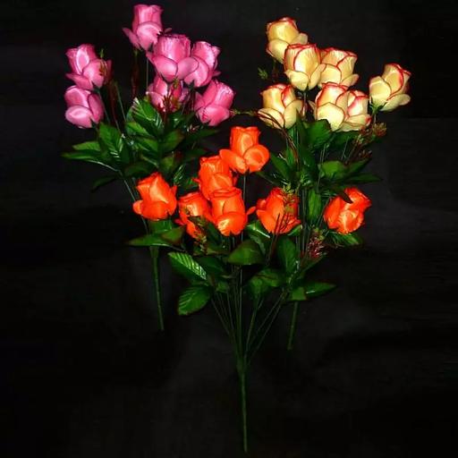 Букет роз на 7 голов 49см АЦ02064 202-267 фото 1