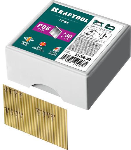KRAFTOOL шпильки тип P0.6, 30 мм, калибр 23GA. 10 000 шт (31786-30) фото 1