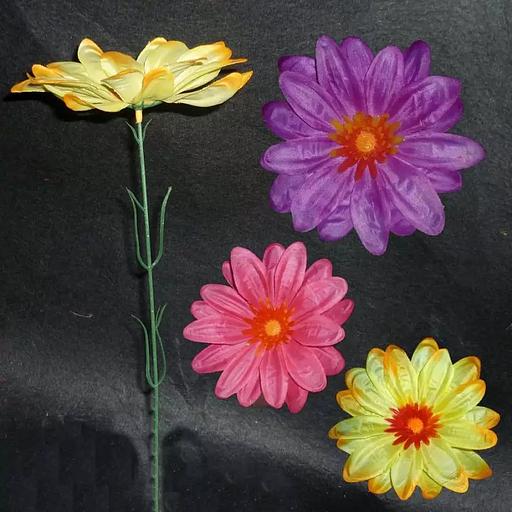 Искусственный георгин на ножке 34см 169-290 фото 1