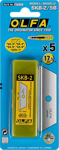 OLFA SK-4, 5 шт, 17.5 мм, из нержавеющей стали, трапециевидное лезвие (OL-SKB-2/5B) фото 5