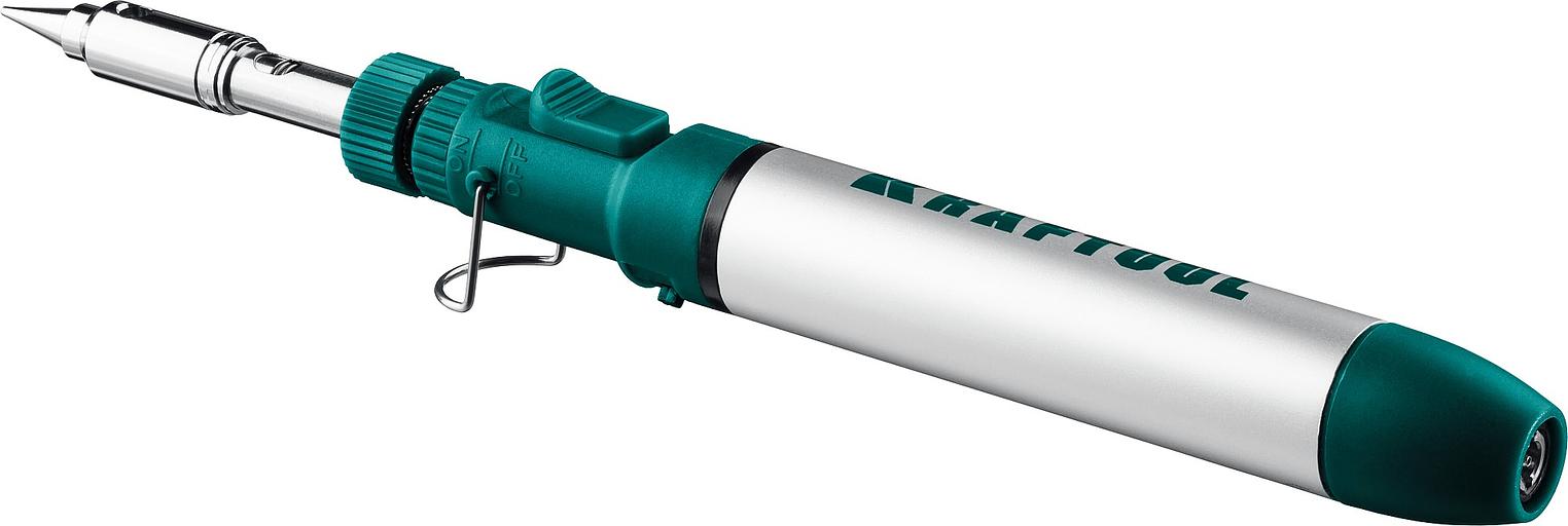 KRAFTOOL SolderGas, 70 A, 30 - 70 Вт, 1300°С, горелка, фен, набор 3 в 1, газовый паяльник (55504-H3) фото 3