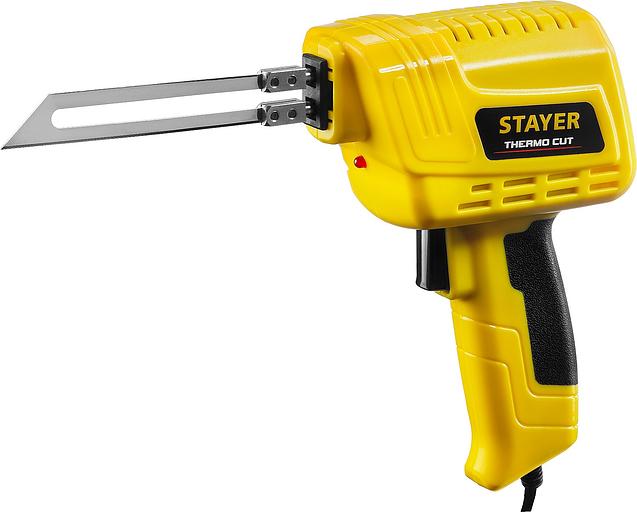 STAYER Thermo cut, 150 Вт, в наборе: 2 ножа, быстрый рез пенопласта + пластика, прибор для терморезки (45255-H2) фото 1