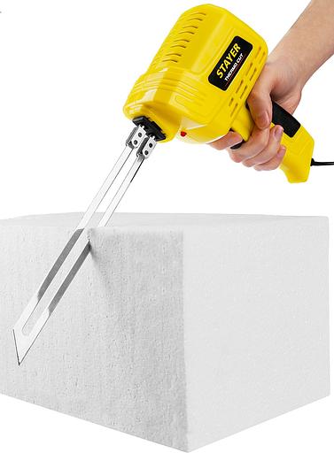 STAYER Thermo cut, 150 Вт, в наборе: 2 ножа, быстрый рез пенопласта + пластика, прибор для терморезки (45255-H2) фото 5