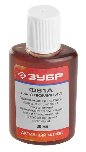 ЗУБР ФТКА (Ф61А), 30 мл, активный флюс (55493-030) фото 1