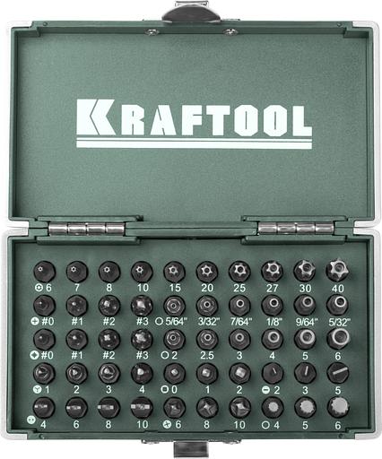 KRAFTOOL X-Drive, 50 шт, набор кованых торсионных бит (26065-H50) фото 1