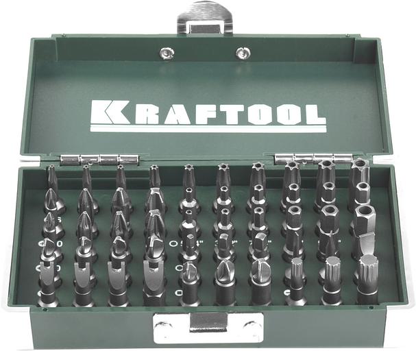 KRAFTOOL X-Drive, 50 шт, набор кованых торсионных бит (26065-H50) фото 2