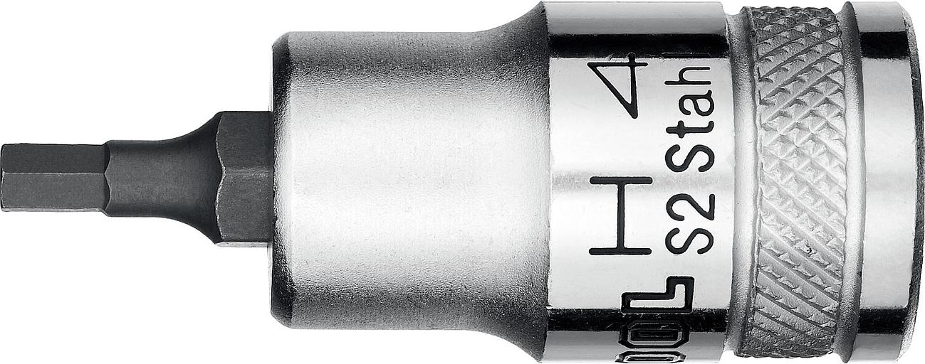 KRAFTOOL HEX, 1/2″, Н4, торцовая бита-головка (27908-04) фото 2