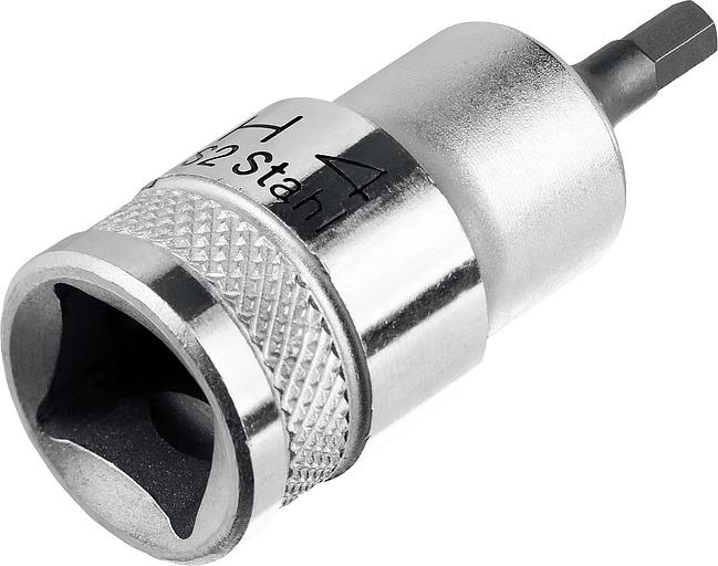 KRAFTOOL HEX, 1/2″, Н4, торцовая бита-головка (27908-04) фото 3